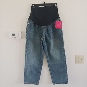 Isabel Maternity Over‎ The Belly Ankle Leg Jeans